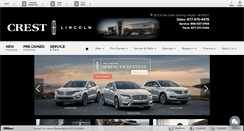 Desktop Screenshot of crestlincoln.com